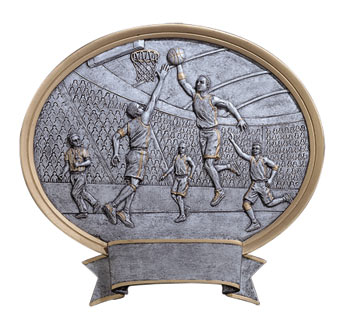 6" & 8" Basketball Resin Oval Figures